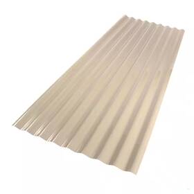 Palruf 744110289640 26 Inch X 6 Ft. Corrugated Pvc Roof Panel In Beige