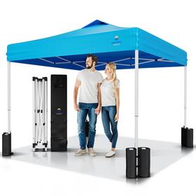 Paradise Horizon 198168696477 Heavy Duty 10x10 Pop Up Canopy Tent - 1 To 2 Person Setup