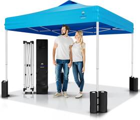 Paradise Horizon 726084469532 Heavy Duty 10x10 Pop Up Canopy Tent - 1 To 2 Person Setup Wit