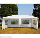 01-0265 Party Outsunny Gazebo 20ftx10ft Canopy White Wedding Walls Tent Removable