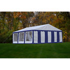 25928 Party Shelterlogic 20 Enclosure Windows White Blue Kit Tent