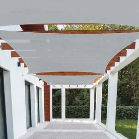 Pp1212lgy Patio Paradise 12ft X Light Grey Sun Shade Sail Square Canopy - Per