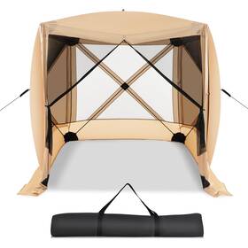 Hcst00595 Patiojoy 6.7 Ft X 4-panel Pop Up Camping Gazebo Quick-set W / 2 Sunshade Cloths