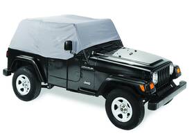 41728-09 Pavement Ends 4172809 By Bestop Charcoal Canopy Cover For 1992-1995 Wrangler