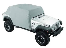 41731-09 Pavement Ends By Bestop Charcoal Canopy Cover For 2007-2018 Wrangler