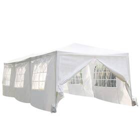 Paylesshere 195030022389 10ftx30ft White Outdoor Gazebo Canopy Tent Wedding Party Waterproof