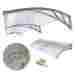 Pbm-h01-1240 Segawe New 40 80 Window Awning Outdoor Diy Front Door Canopy Patio Cover Yard Garden