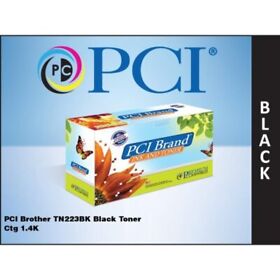 Tn223bk Pci Brand Brother Black Toner Cartridge 1.4k Yield Tn223bk-pci