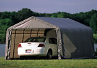 258478 Peak Id Medium Grey Green Garage - Car Frame Cover