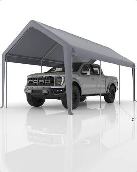 Peakpursuit 820061856282 13x20 Ft Heavy Duty Carport Canopy Cover Waterproof And Uv Resistant Outdoor C