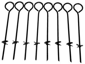 Ml-12tl-cp-pt2204w-1n2 Peaktop 10x20 Carport Replacement Canopy Screw-in Auger Stake Anchor Set Of 8
