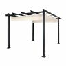 Pergwt-a4h Aleko Aluminum Grape Trellis Pergola Canopy White 646341982799