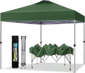 Phi Villa 711181169997 Outdoor Pop Up Canopy 10ftx10ft Tent Camping Sun Shelter-series Party Te
