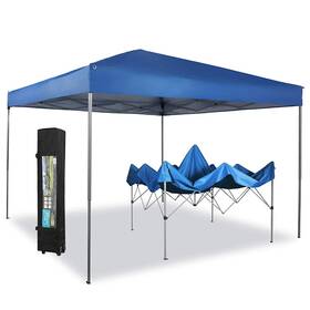Ga022-bl-hom Phi Villa 10ftx10ft Commercial Pop Up Canopy Party Tent Folding Waterproof Gazebo Heavy Duty