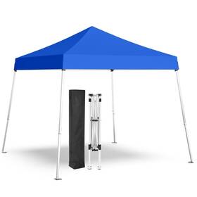 Phonwhon 784196406685 Pop-up Canopy Tent Portable Outdoor For Parties Camping Slant Legs Fol