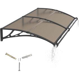 Us-kxaw-017 Phustjkl Window Awning For Door Entrance 24x32in Polycarbonate Cover Front Outdoor Patio