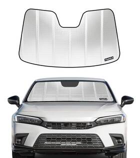 B-ss601 Pigenius Windshield Sun Shade For 2022-2025 Honda Civic. Front Window Sunshade With St