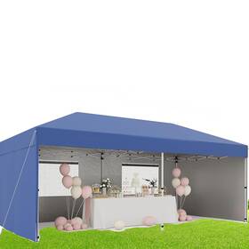 Uvh-emadynx6jafrb7klyar1m Pioneerworks 10x20 Pop Up Canopy Commercial Instant Party Tent With 4 Sidewalls And Rolle