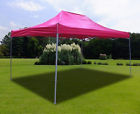 Ez-up-15x10-tent-pink-nowall Pop Ez Canopy Up 15 Shade Deluxe Sun 10 Tent Gazebo Pink