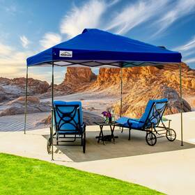 Popup-shade 744759531537 Popup-shade 10ftx10ft Instant Canopy One-person Setup Plus Wheel-bag