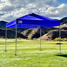 Uc-7p10b Popup-shade 10 X10 Instant Canopy One-person Setup Plus Wheel-bag Outdoor New