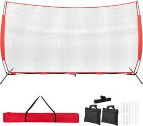 Powsawer 445045271207 7x7ft /10x16ft /10x20ft Portable Sport Net With Handbag And 12 Ground Nails. Sta
