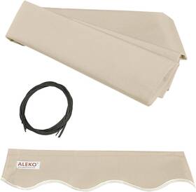 Fab16x10ivory Products Patio Awning Fabric Polyester Canopy With Uv Protection Ivory 16x10 Feet
