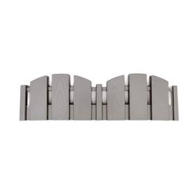 Proflex 751315706940 15 Ft. L X 4.5 Inch H 2 W Gray Decorative Adirondack No-dig Plastic