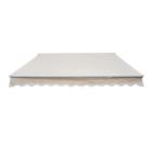 Pub0451562761404bl Manual Retractable Sun Shade Patio Awning Cream