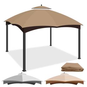 Wz24-0313 Qdreclod 10 X 12 Replacement Gazebo Canopy Top For Lowes Allen Roth Double-tie