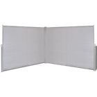 V1i7 Qfl9645875847567hz Retractable Side Awning Gray