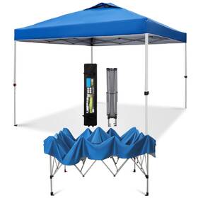Quictent 670724076843 10x10 Pop-up Canopy Portable Lightweight Foldingtent Blue