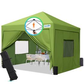 Quictent 936474043950 Privacy Pop Up Canopy Tent With Sidewalls And Roll-up Ventilated W Inch