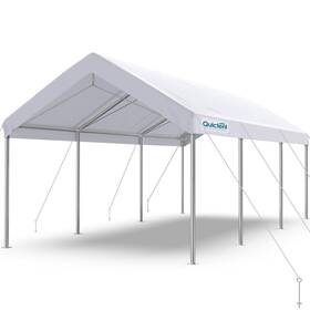 Quictent 936474093870 10 X20 Heavy Duty Carport Car Canopy Galvanized Boat Shelter Wi