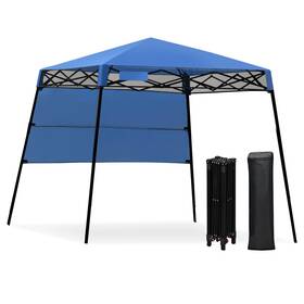 Quictent 987819538396 7 X Ft Pop Up Canopy Tent Outdoor Shelter With Blue