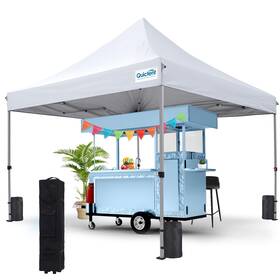 Ft1203ns-mvl Quictent 10ftx10ft Heavy Duty Pop Up Canopy Tent- Easy Outdoor Commercial Event Canop