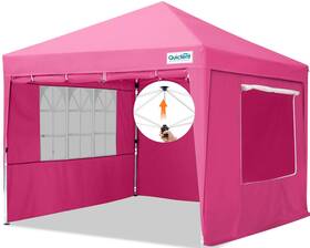 G1203pk-1 Quictent G1203pk-1/2 Easy Pop Up Canopy Tent 10ftx10ft With 4 Detachable Window Sidewalls One Perso