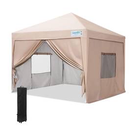 Gm1203be Quictent Privacy 10 X10 Easy Pop Up Canopy Tent With Sidewalls Inst