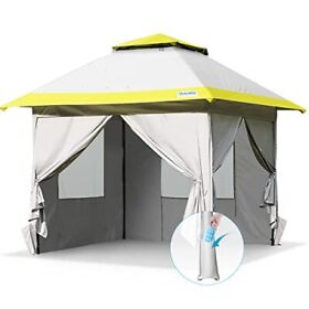 Quictent Pop Up Canopy Tent With Sidewalls 10footx10foot Instant Outdoor Gazebo