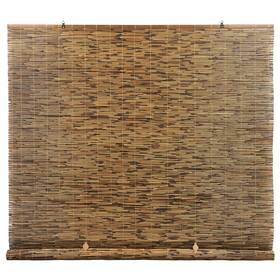 3370772e Radiance Cordless Bamboo Blinds - Waterproof Roller Shades For Porch Patio &