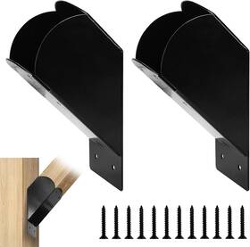 Vlrt020-2bk Rasugarlary Pergola Angle Support Brackets 2 Pcs 45-degree 4x4 Inch -2pcs Black