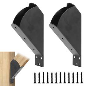 Vlrt032-bk04 Rasugarlary Spus Pergola Brackets 4 Pcs 45-degree Angle Bracket Heavy Duty Connector Brace For