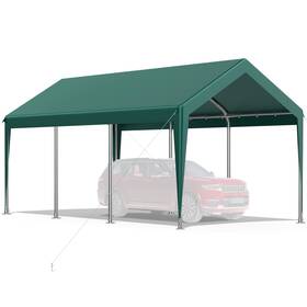 Cp04 Raxmolo 12x20ft Heavy Duty Carport Potable Car Canopy Garage Party Tent Boat Shelter