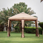 Re17349 Unbranded Hexagonal Patio Canopy Folding Gazebo Garden Tent 7644028259014