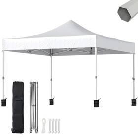 500d Real Relax 977830796356 10x10ft Easy Setup Pop Up Canopy Instant Portable Shelter Top Fabric H