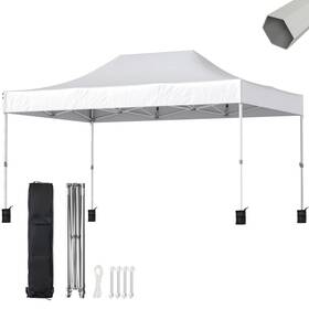 500d Real Relax 977830796653 10x15ft Easy Setup Pop Up Canopy Instant Portable Shelter Top Fabric H