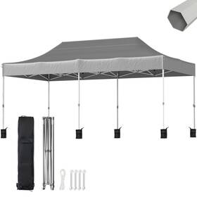 500d Real Relax 977830796714 10x20ft Easy Setup Pop Up Canopy Instant Portable Shelter Top Fabric H