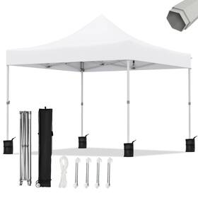 Bx-cp1010-330-1 Real Relax 10x10ft Pop Up Canopy - Beach Tent With Easy Set-up Portable Outdoor