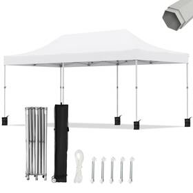 Bx-cp1020-330-1 Real Relax 10x20ft Pop Up Canopy - Beach Tent With Easy Set-up Portable Outdoor