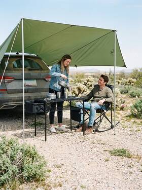 Sp10129 Redcamp Car Awning Camping Tarp 19x 17ft Shade